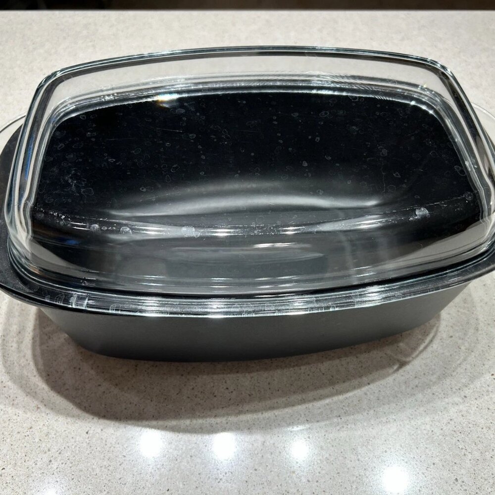 Deep Roasting Pan – WMF Cast Aluminum w/ Durit Non-Stick + Glass Lid